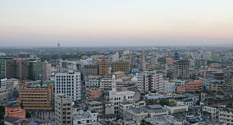 Blick über Dar es Salaam